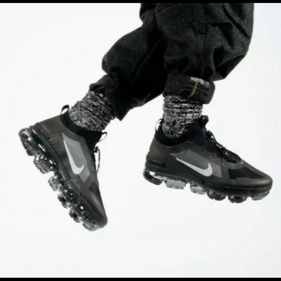 Nike Air Vapormax 2019 Utility Black Silver BV6351 - Picture 5 of 8